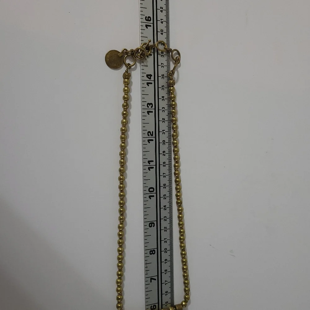 Child of Wild Bodrum Necklace Brass Chunky Coin - Picture 8 of 12